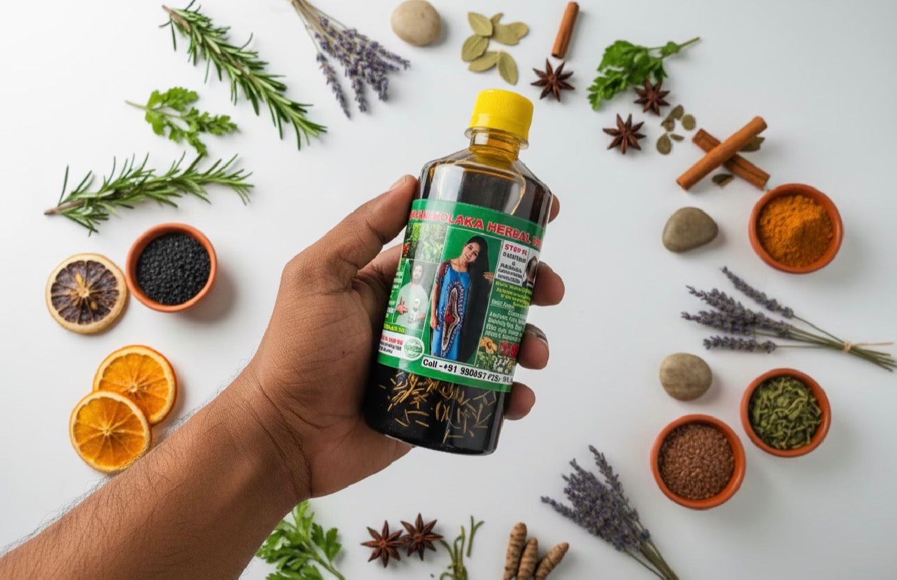 Adivasi Bringhamoolaka 100% Pure Ayurvedic Herbal Hair Oil🌿