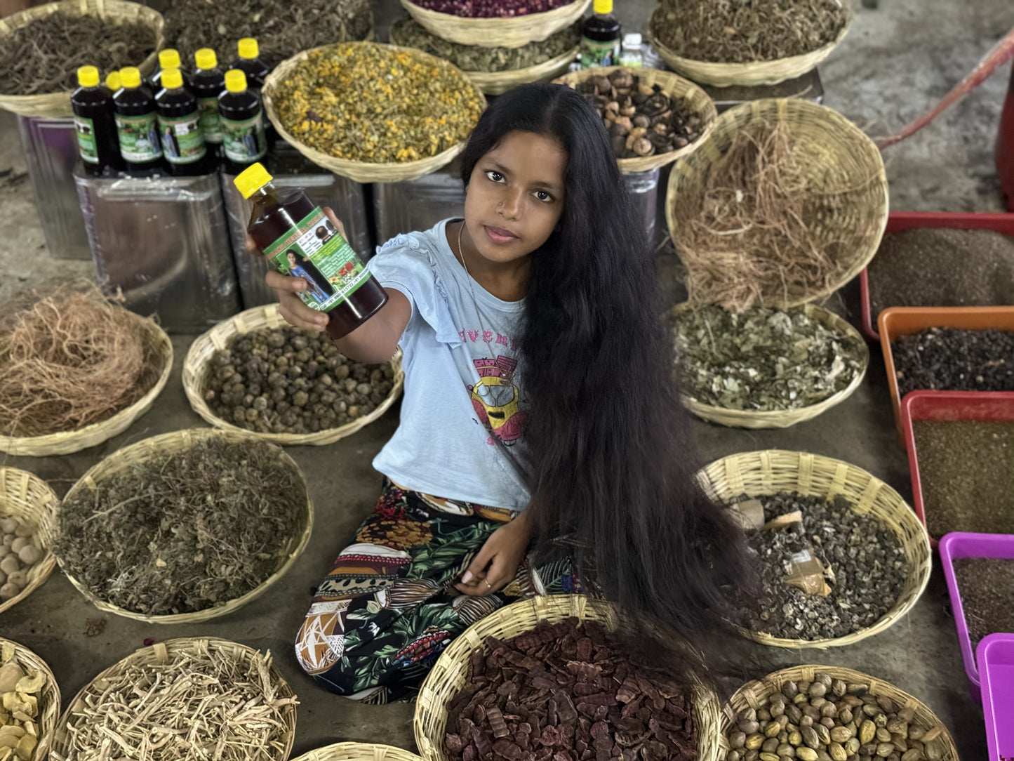 Adivasi Bringhamoolaka 100% Pure Ayurvedic Herbal Hair Oil🌿